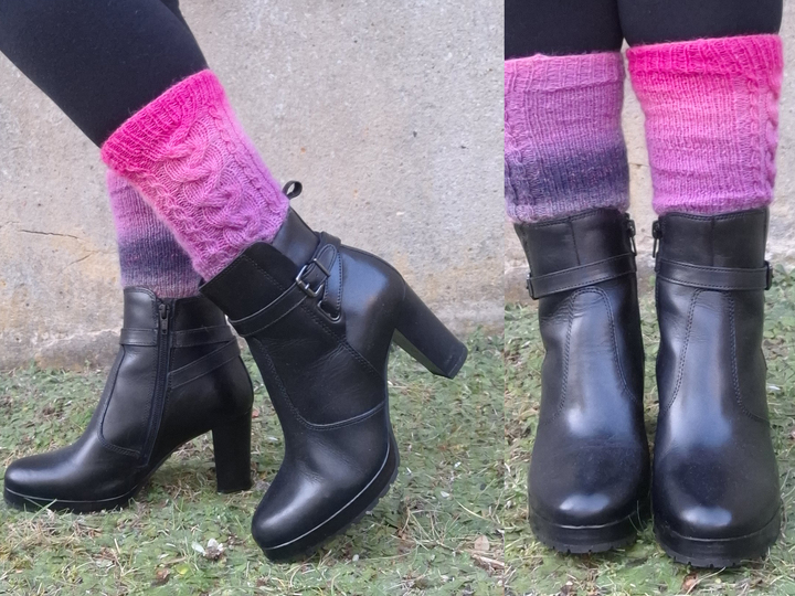 Leg Warmers AMORE Knitting Pattern