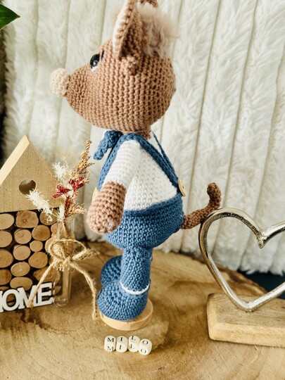 Liebevolle Häkelanleitung für Maus Milo (PDF, deutsch, Amigurumi)