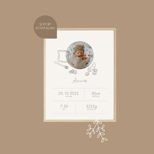 Plotter- und Laserdatei "SLOW MORNING" - liebevoll gestaltete Zeichnung