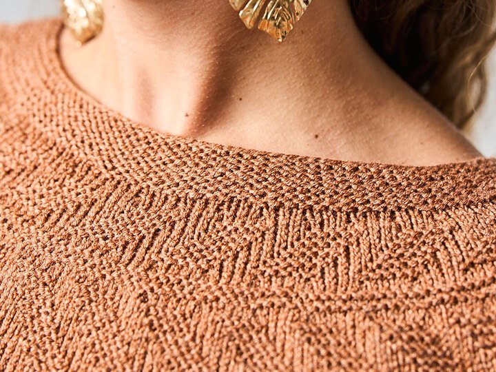 RUNDPASSENPULLI ERIKA, gestrickt