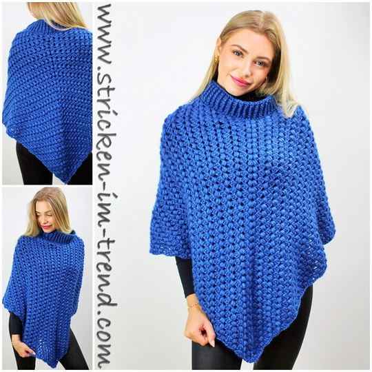 Crochet Pattern for Textured Poncho | Crochet Poncho MerinoSuperKid #7