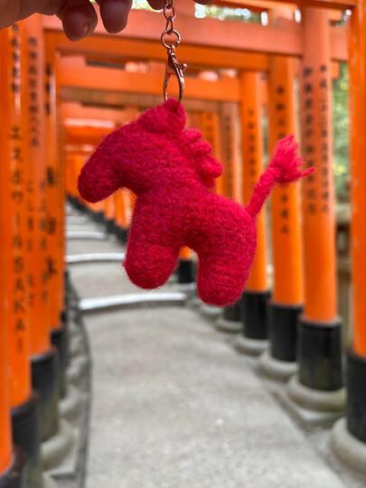 „Glückspferdchen" Strick- & Filzanleitung für einen süßen Schlüsselanhänger