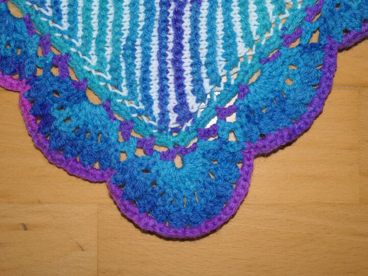 Dreieckstuch Hai Illusionsstricken