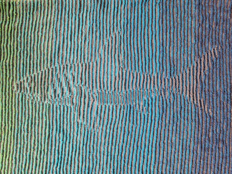 Seelenwärmer Hai Illusionsstricken