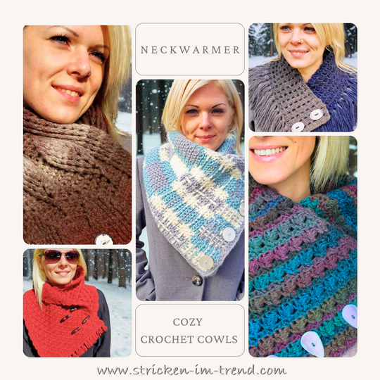 Crochet Pattern Bundle for Neckwarmers | Neckwarmer Collection