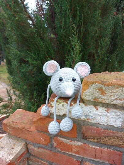 Häkelanleitung Martha Maus aus der kugelrunden Bande