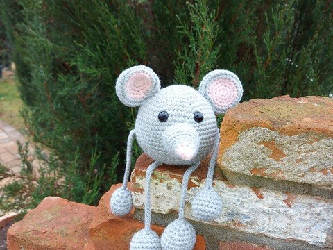 Häkelanleitung Martha Maus aus der kugelrunden Bande