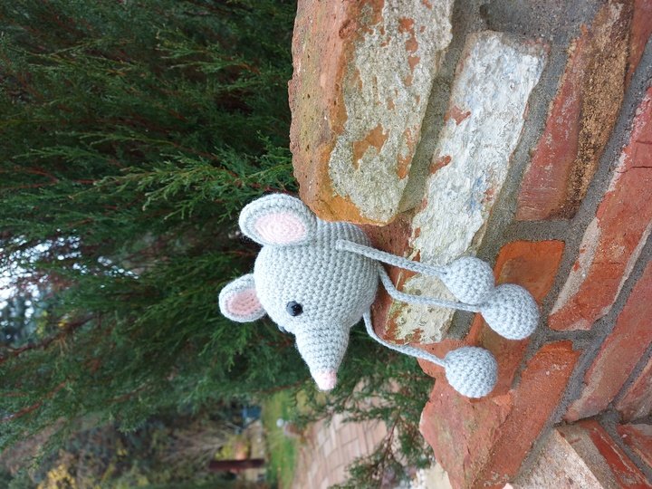 Häkelanleitung Martha Maus aus der kugelrunden Bande