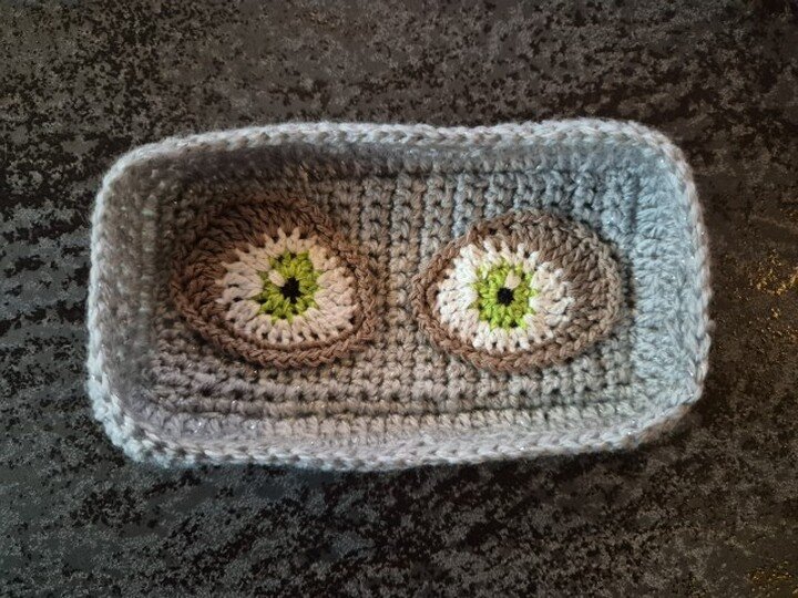 Witzige Brillen-Ablageschale mit Augen