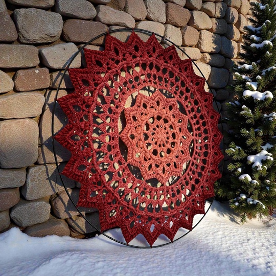 Häkelanleitung Mandala "Phaedra"