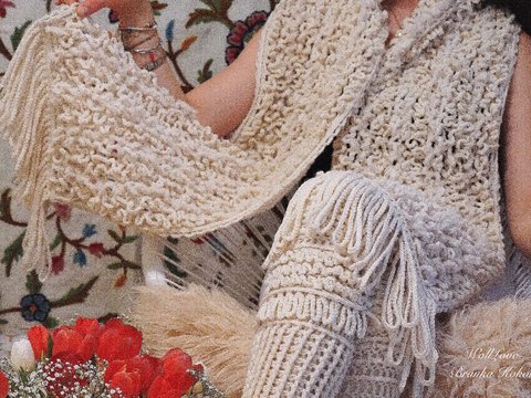 Häkel Anleitung 2 Wollschals / Kuschel Wollschaf