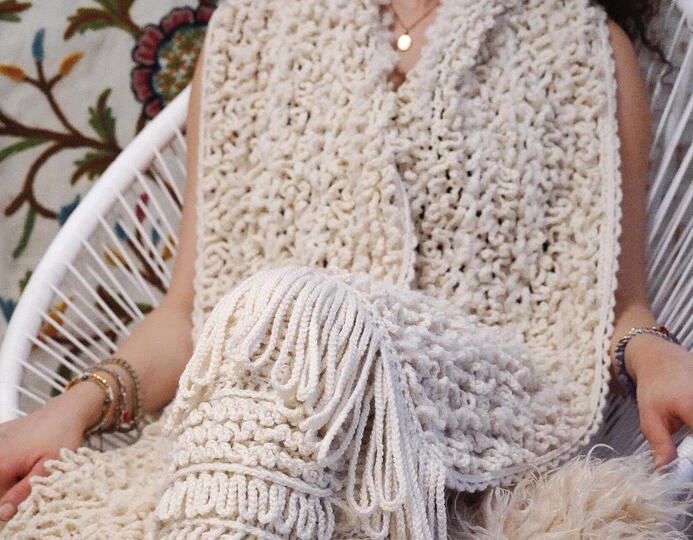 Häkel Anleitung 2 Wollschals / Kuschel Wollschaf