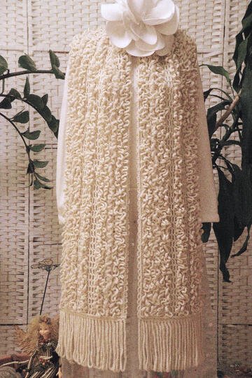 Häkel Anleitung 2 Wollschals / Kuschel Wollschaf