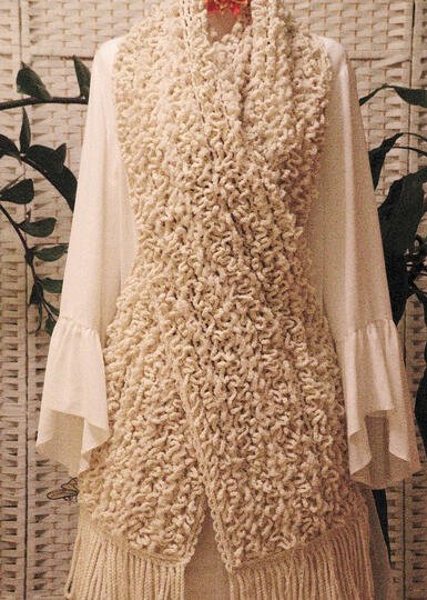 Häkel Anleitung 2 Wollschals / Kuschel Wollschaf