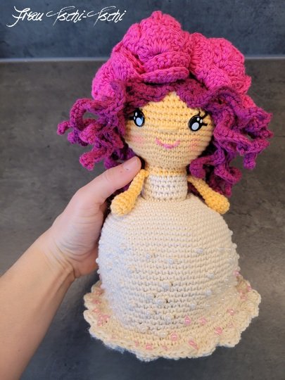 Häkel - Anleitung Wendepuppe Amigurumi Braut Brautstrauß