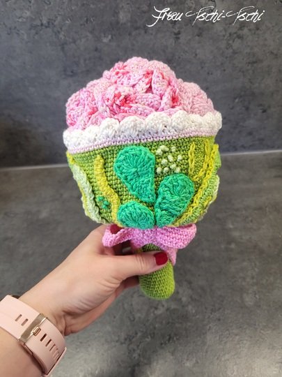 Häkel - Anleitung Wendepuppe Amigurumi Braut Brautstrauß