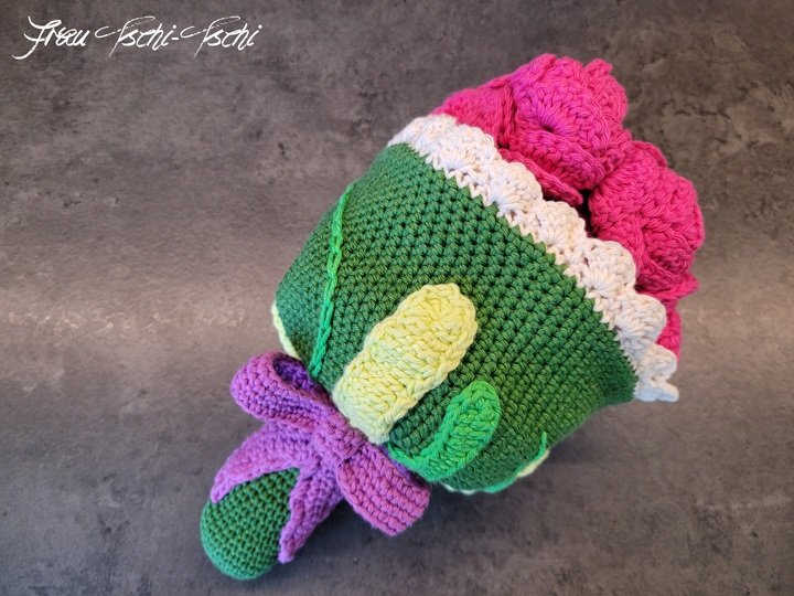 Häkel - Anleitung Wendepuppe Amigurumi Braut Brautstrauß