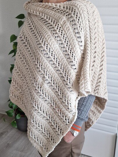 Strickanleitung für den Poncho "Darling"