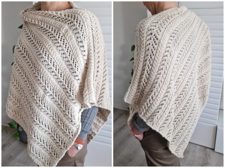 Strickanleitung für den Poncho "Darling"