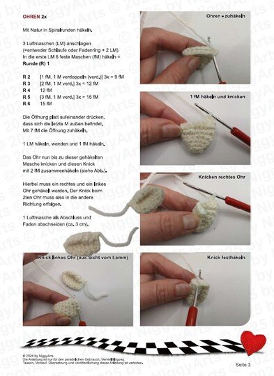 2in1: Lamb + Baby Goat - crochet pattern by NiggyArts