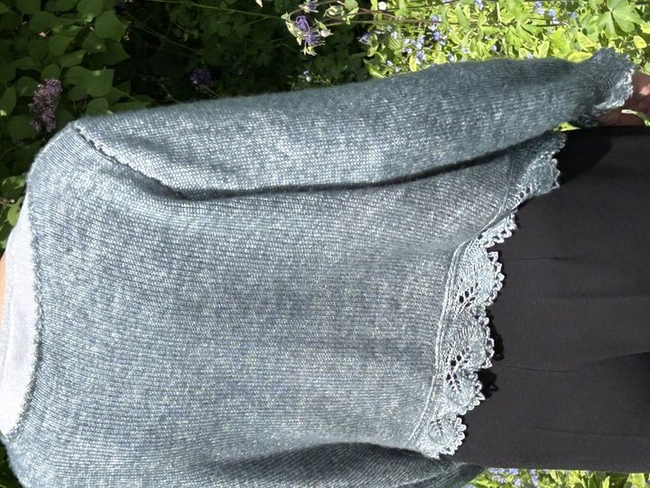 Anleitung Strickjacke "Blattranken"