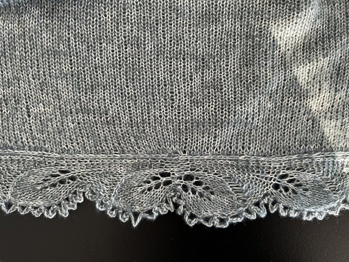 Anleitung Strickjacke "Blattranken"