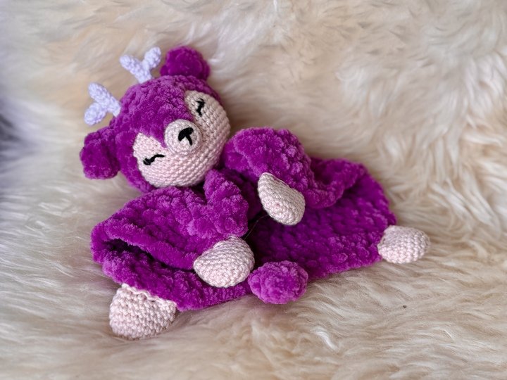 Crochetpattern - Lovey / Comforter "Deer"