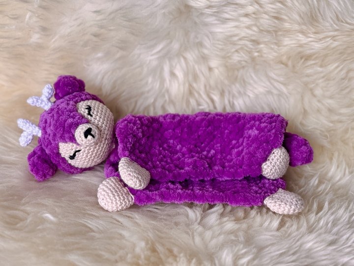 Crochetpattern - Lovey / Comforter "Deer"