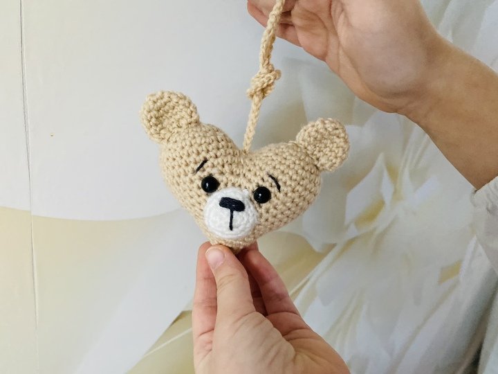 Teddy Bear Heart Crochet Pattern