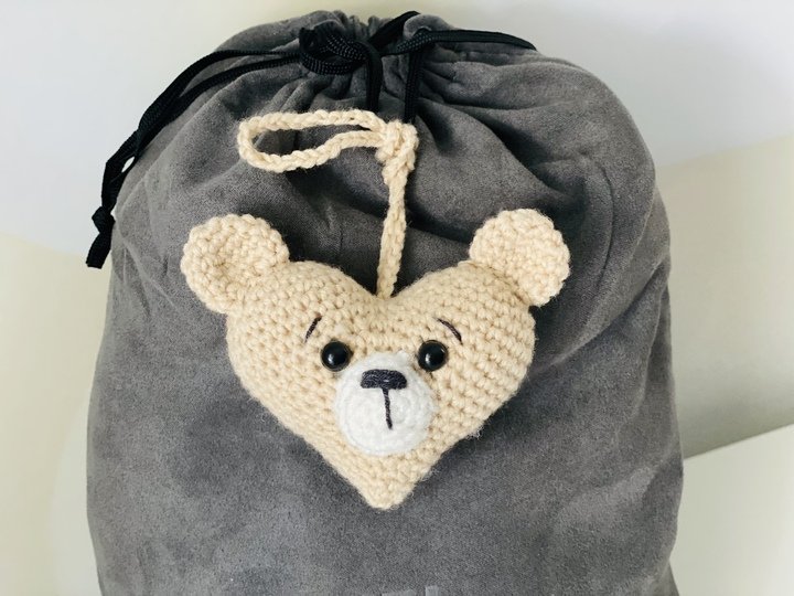 Teddy Bear Heart Crochet Pattern