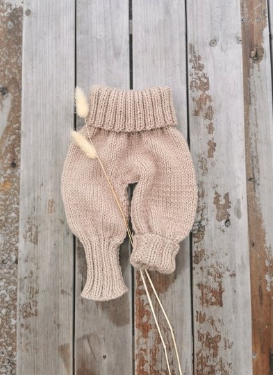 Babyhose stricken | Strickanleitung Pumphose 0 - 36 Monate