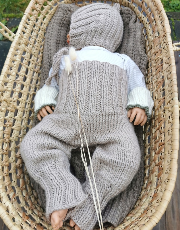 Babyhose stricken | Strickanleitung Pumphose 0 - 36 Monate - Bild 4