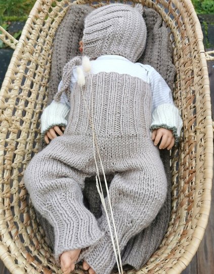 Babyhose stricken | Strickanleitung Pumphose 0 - 36 Monate