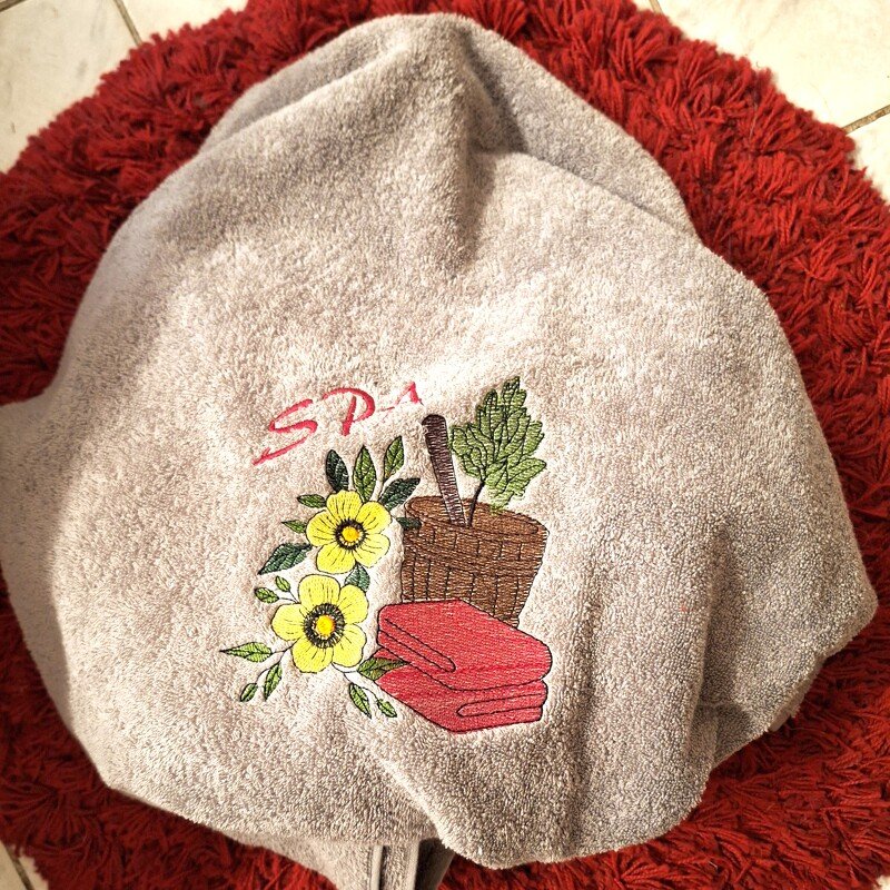 Stickdatei SPA Sauna Wellness SET - Bild 4