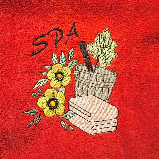 Stickdatei SPA Sauna Wellness SET