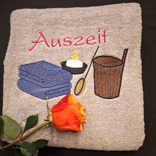 Stickdatei SPA Sauna Wellness SET