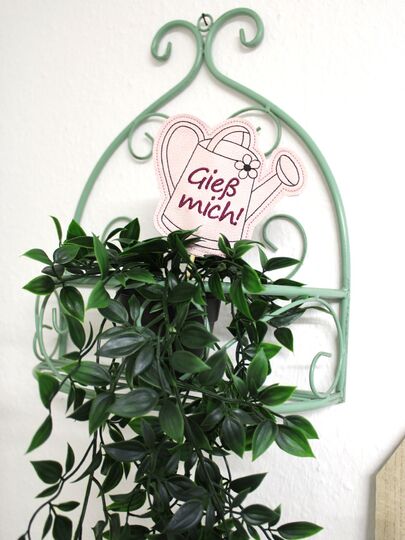 Stickdatei ITH Gieß mich Kanne Blumenstecker