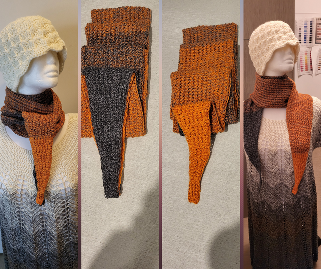 Sophie-Style Scarf – Tunisian Crochet | Intermediate