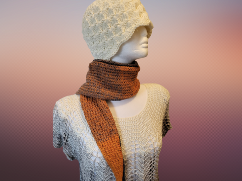 Sophie-Style Scarf – Tunisian Crochet | Intermediate