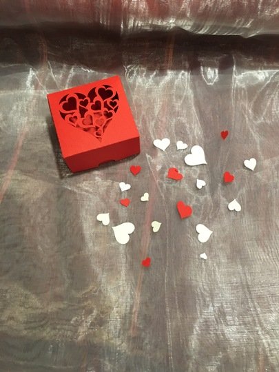 Plotterdatei Geschenkschachtel Herz