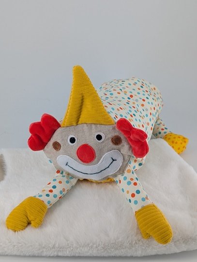 Pattern clown Flip Roll & Neck Pillow – the convertible travel pillow