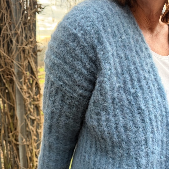 PILA– federleichter Cardigan im Halbpatent, Damen, Größe 36-46