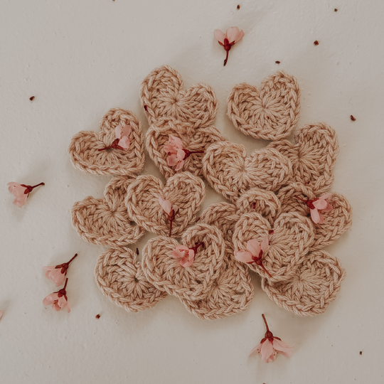 E-Book Crochet Mini Pattern – Heart – with simple instructions for beginner