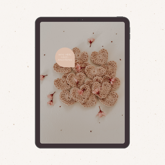 E-Book Häkeln Mini Anleitung - Herz - mit einfacher Anleitung für Anfänger