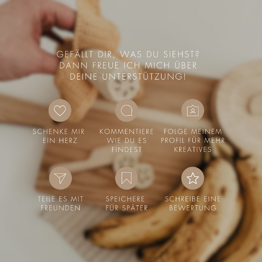 E-Book Häkeln Nr. 5003 - Banane - mit einfacher Anleitung für Anfänger