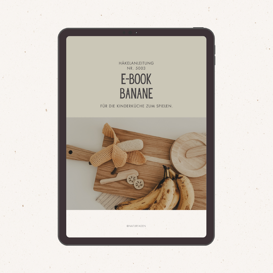 E-Book Häkeln Nr. 5003 - Banane - mit einfacher Anleitung für Anfänger