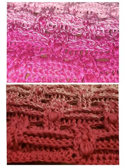Crochet Pattern Flat Triangular Scarf "Diopatra"
