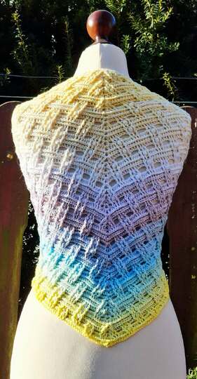 Häkelanleitung flaches Dreieckstuch "Diopatra"