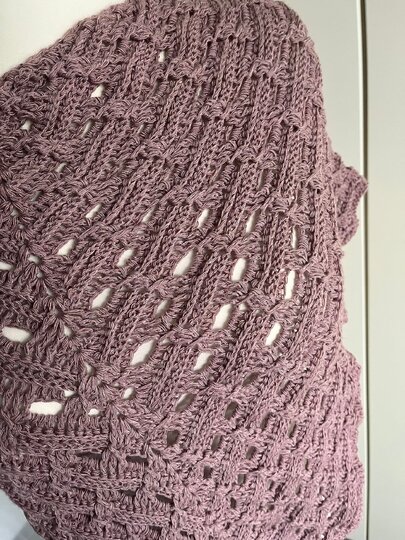 Crochet Pattern Triangular Scarf "Diomede"