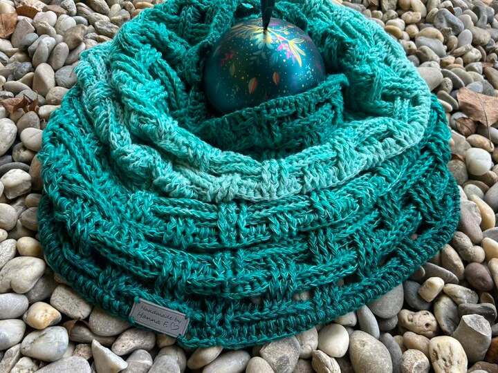 Crochet Pattern Lood Scarf "Diogeneia"